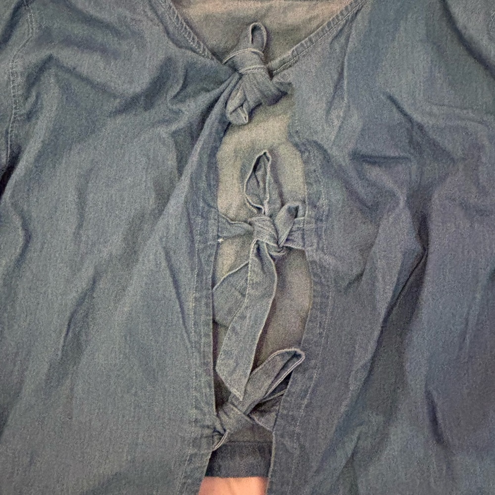 Denim top - Picture 3 of 4